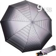 Зонт Три Слона L-3992 (A) 18180 Горох Полоска серый