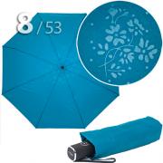 Зонт Три Слона L-4806 (F) 17905 Цветы Бирюзовый, компактный