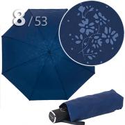 Зонт Три Слона L-4806 (F) 17906 Цветы Синий, компактный