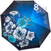 Зонт Три Слона L-3825 (P) 18272 Цветочное королевство синий (сатин)