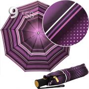 Зонт Три Слона L-3994 (A) 17996 Горох Полоска Фиолетовый
