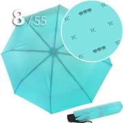 Зонт Три Слона L-3885 12908 Мятный, однотонный (с проявляющимся в дождь логотипом)