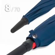 Зонт трость Ame Yoke L70-8S (02) Синий (усиленный, при ветре не выворачивается)