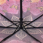 Зонт женский Три Слона 360 10361 Желтые, розовые розы (сатин)