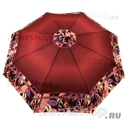 Зонт женский Airton 3535 2179 Бордовый с Абстрацией