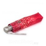 Зонт женский Doppler 74665 GFG19 15203 Кружевные цветы красный (Carbon, сатин)