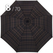 Зонт трость Три Слона M2182 (L) 11460 Клетка (гладкая ручка)