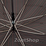 Надежный с усиленным, стальным каркасом зонт трость мужской DOPPLER 74967 (5626) Полоса Черный