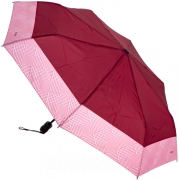 Зонт женский Amico 1128 16093 Клетка кант Бордо