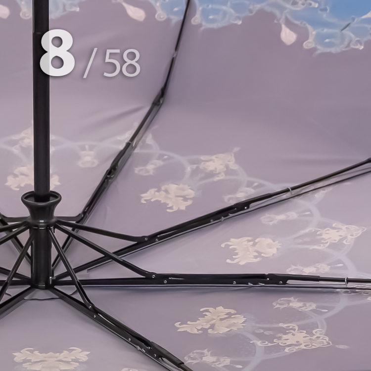 Зонт Три Слона L-3899 (B) 18432 Цепочки синий, женский