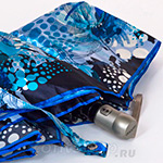 Зонт женский Doppler 74665 GFGBA Carbon Magicmini Big Bella 9502 Пробуждение цветов Голубой (сатин)