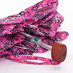 Зонт женский легкий мини Fulton L501 3022 Цветочные полоски