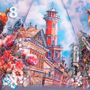 Зонт Три Слона L-3801 (U/JS) 18206 Санкт-Петербург, обратное закрывание