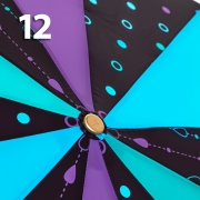 Зонт Три Слона L-3121 (D/25) 18759 Горошины, Голубой