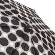 Зонт женский DripDrop 988 16579 Серый черные круги