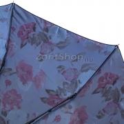 Зонт Три Слона L-3880 (A) 18777 Пионы двухсторонний синий (сатин)