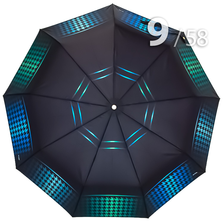 Зонт Три Слона L-3992 (B) 18082 Гусиная лапка синий