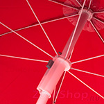 Зонтик от солнца Derby MALIBU 180 8638 Красный (купол-160см, стальная конструкция) LSF/SPF 40+