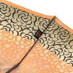 Зонт женский Doppler 74665 GFG19 15210 Кружевные цветы светло-оранжевый (Carbon, сатин)