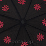 Зонт женский H.DUE.O H119 11378 Ромашки красные (Дизайнерский)
