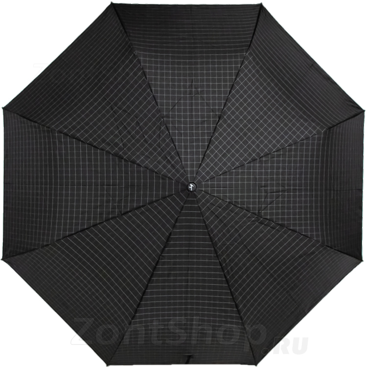 Большой зонт Ame Yoke OK65-CH 16421 Черный в клетку