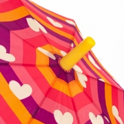 Зонт детский AMEYOKE L542 (07) Сердечки, Розовый