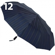 Зонт Три Слона M7121 (18878) Темно-синий /Полоса серо-синяя
