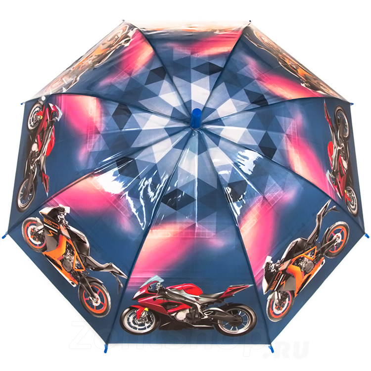 Зонт детский со свистком Torm 14804 15107 Мотоциклы Кобра