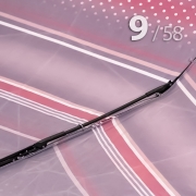 Зонт Три Слона L-3994 (A) 17998 Горох Полоска Бордовый