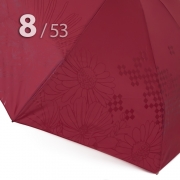 Зонт Три Слона L-4898 (C) 17912 Цветы Графика Красный, компактный облегченный