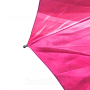 Зонт женский Amico 1311 16102 Радуга (красная ручка) сатин