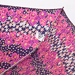 Зонт женский легкий мини Fulton L501 3022 Цветочные полоски