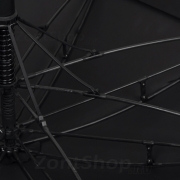 Зонт трость Ame Yoke L75 STORM (01) Черный (Двойной антиветер)