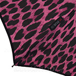 Зонт женский H.DUE.O H248 11435 Леопард розовый
