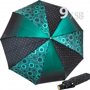 Зонт Три Слона L-3995 (A) 18086 Круги, горох зеленый (сатин)