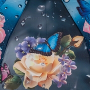 Зонт женский DripDrop 978 16777 Розы и бабочки