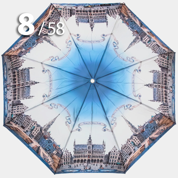 Зонт Три Слона L-3830 (M) 18030 Брюссель Бельгия (сатин)