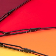 Зонт женский ArtRain 3672 (16536)  Радужный хлястик фиолетовый