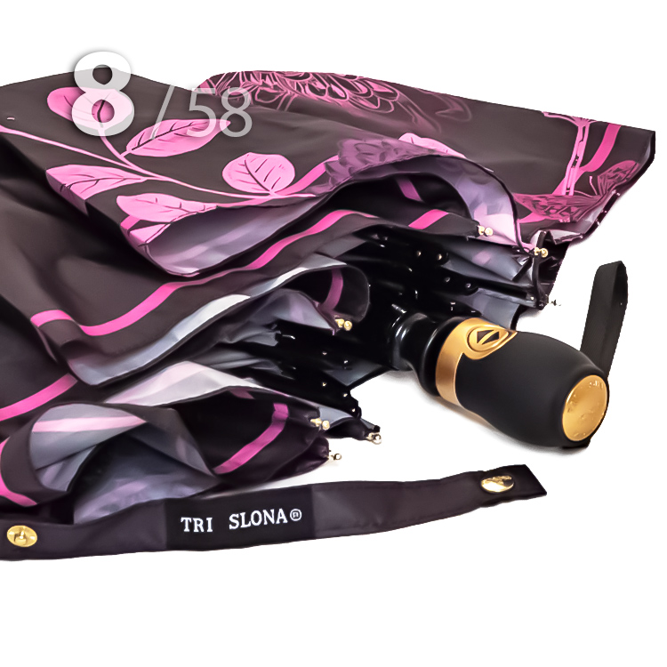 Зонт Три Слона L-3851 (C) 18034 Хризантемы Сиреневый