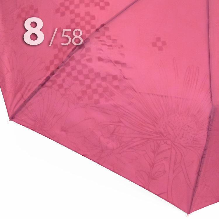 Зонт Три Слона L-3898 (C) 18368 Цветы Графика Розовый