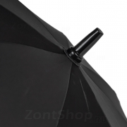 Зонт трость AMEYOKE L75 STORM (01) Черный (наконечник пластик)