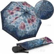 Зонт женский DripDrop 975 (16829) Бирюзовый орнамент