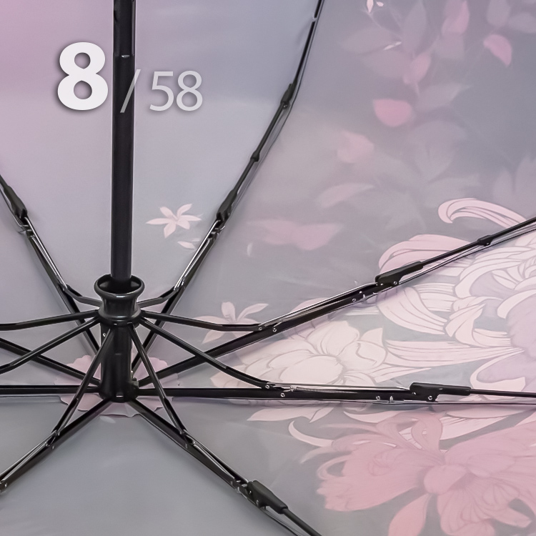 Зонт Три Слона L-3825 (N) 18527 Розовые хризантемы (сатин)