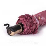Зонт женский Три Слона L3818 15567 Рюши Орнамент Розовый