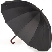 Большой зонт трость LAMBERTI 71560 Черный