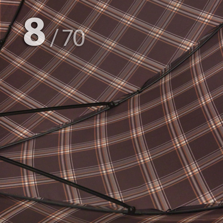 Зонт трость Три Слона M2182 (N) 15321 Клетка (плетеная ручка)