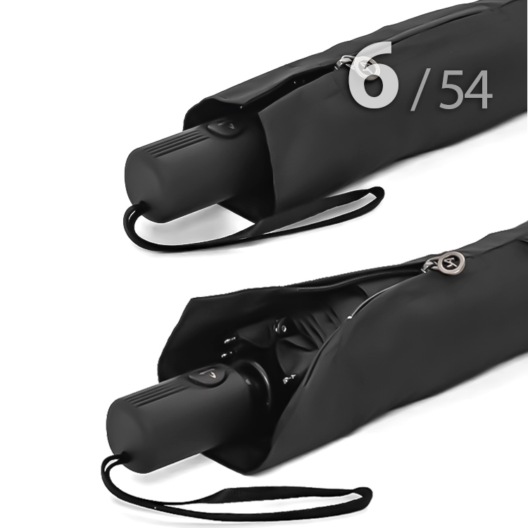 Зонт Ame Yoke OK54-R (01) Черный (M)