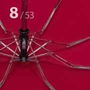 Зонт Три Слона L-4806 (G) 17876 Элегия Красный, компактный