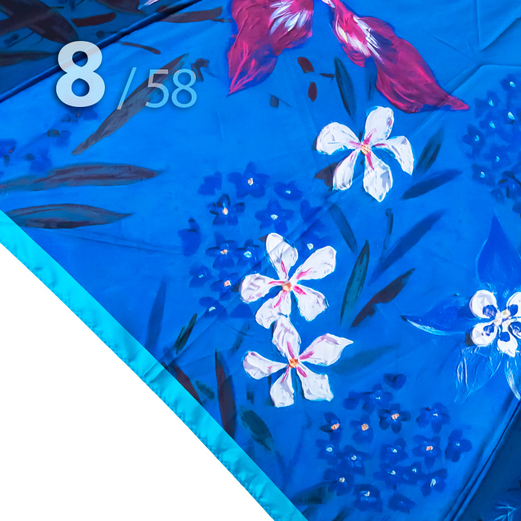 Зонт Три Слона L-3825 (R) 18532 Голубые ирисы (сатин)