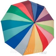 Зонт женский Amico 350 17028 Радуга (сине-зеленый чехол)
